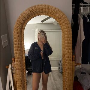 Garage Navy Blue Hoodie with Logo